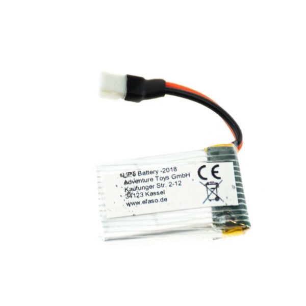 Akku 3,7V - 300mAh - weißer flacher Stecker - Hubsan
