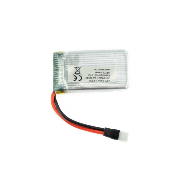 Akku 3,7V - 750mAh - weißer flacher Stecker - X5C (2)