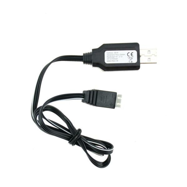 USB-Ladekabel - 4,2V x2 - 800 mAh x 2 - weißer 3-poliger Stecker - Revell 43623