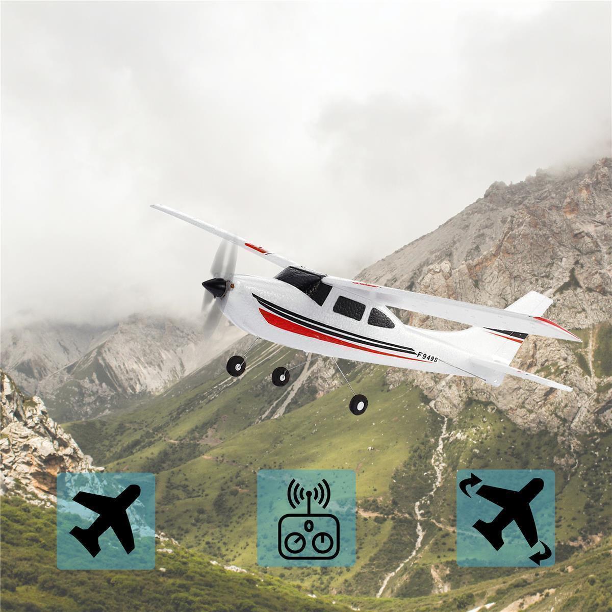 WL Toys F949S Cessna 182 3-Kanal 2,4GHz Flugzeug Upgraded